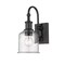 Z-Lite Bryant 1 Light Wall Sconce, Matte Black And Clear Seedy 734-1S-MB - alternate 4